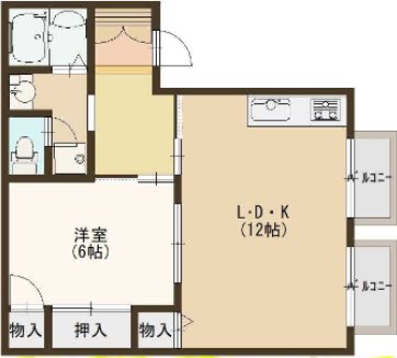 1階の間取り図