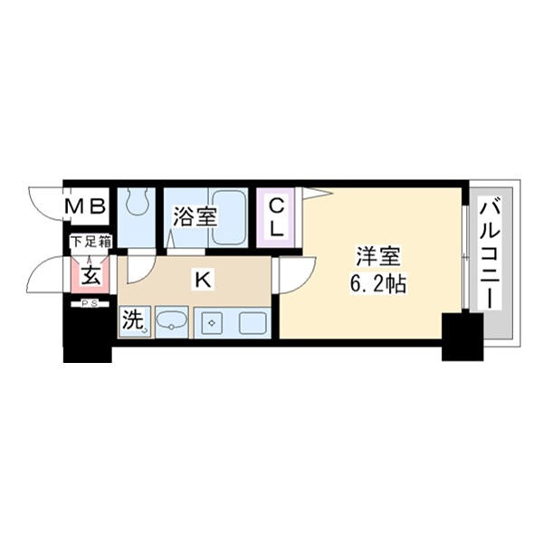 6階の間取り図