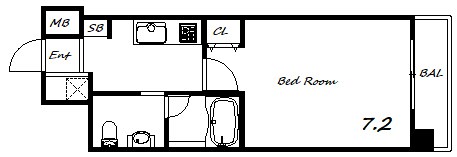 10階の間取り図