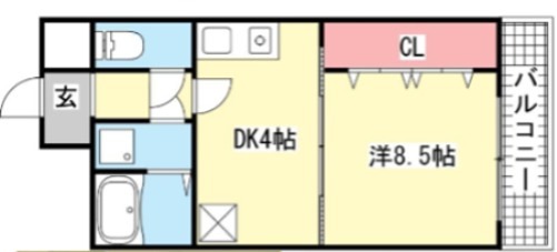1階の間取り図