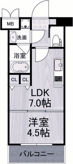 7階の間取り図