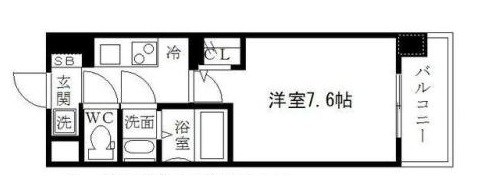 6階の間取り図