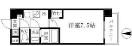 4階の間取り図