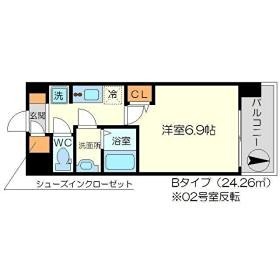 8階の間取り図