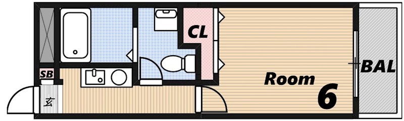 2階の間取り図