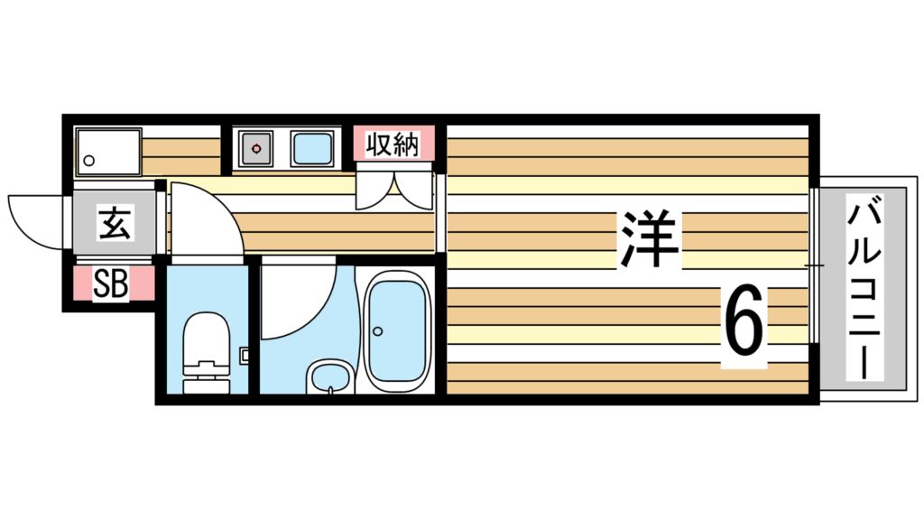2階の間取り図