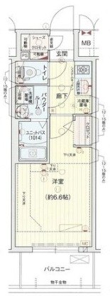6階の間取り図