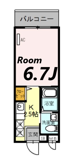 3階の間取り図