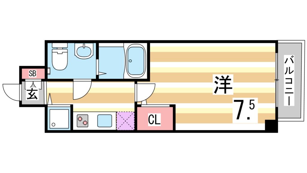 9階の間取り図
