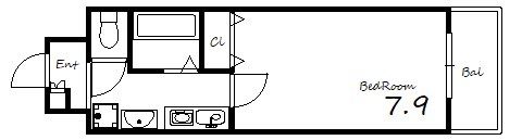 4階の間取り図