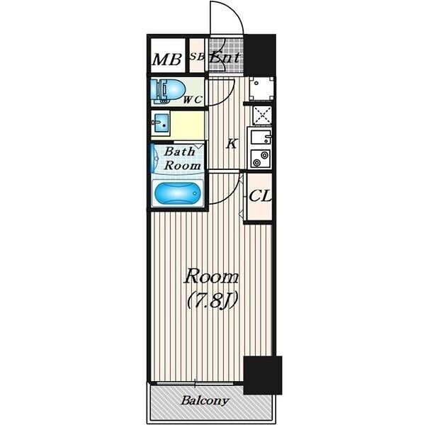 9階の間取り図
