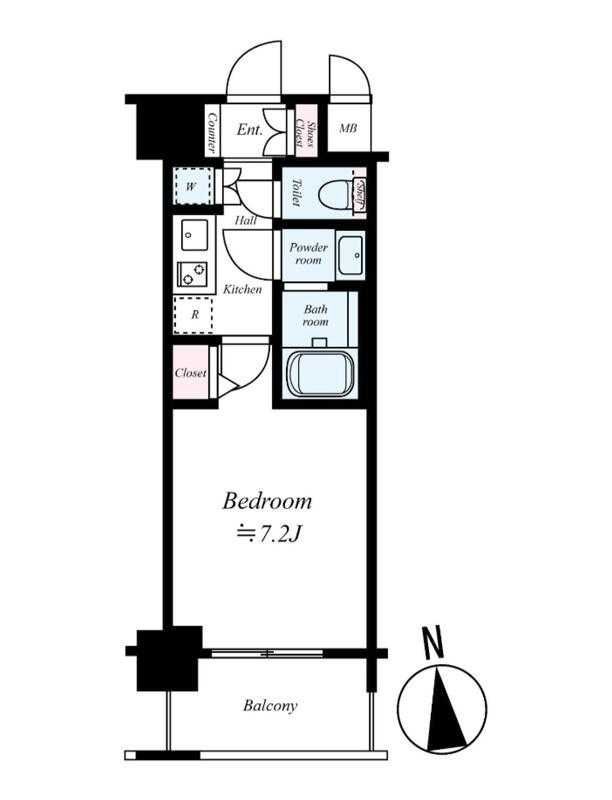 4階の間取り図