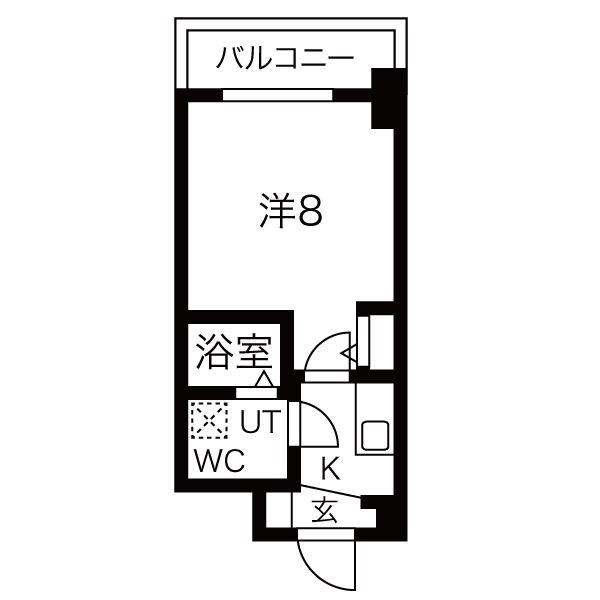 8階の間取り図