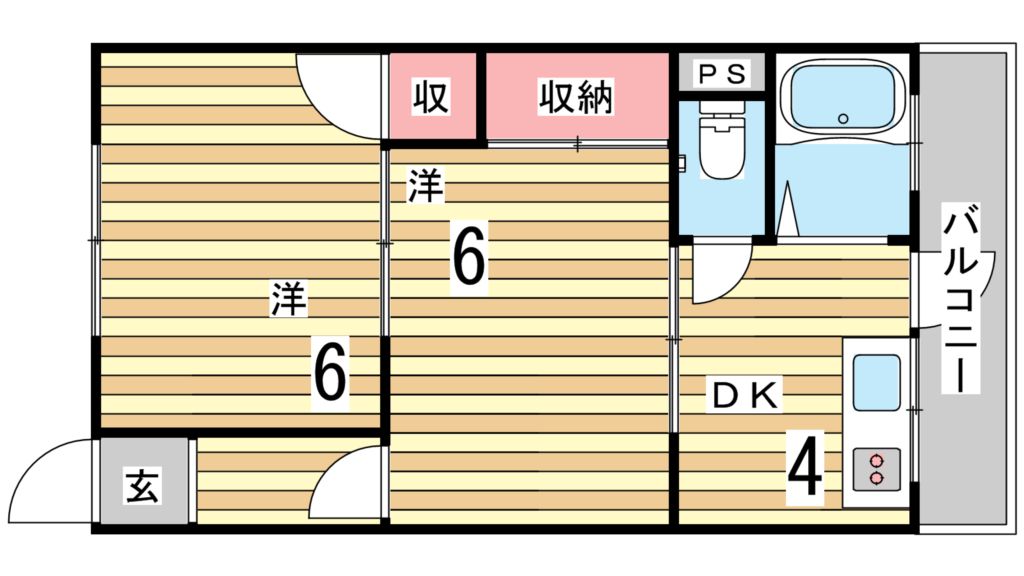 6階の間取り図