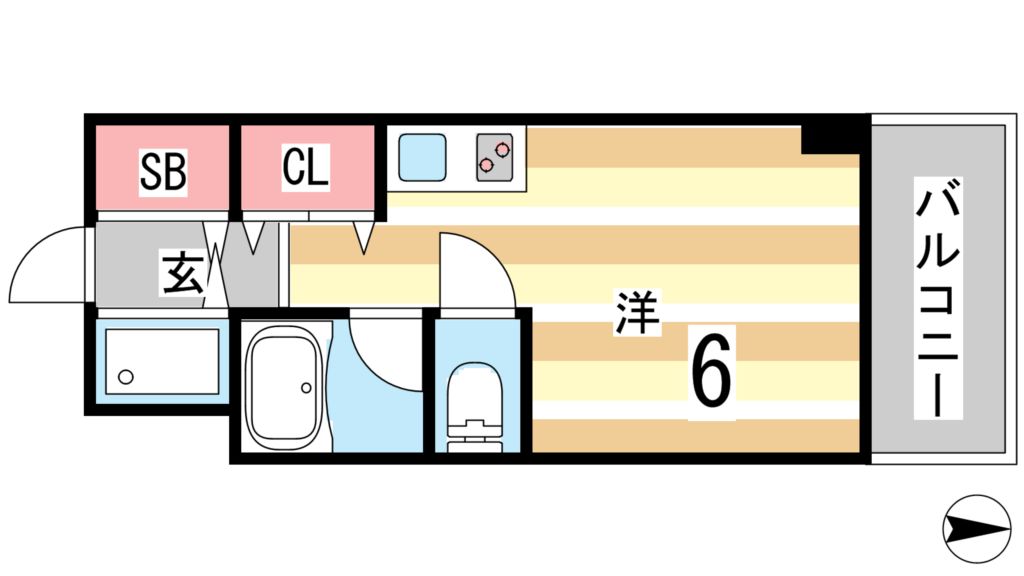 4階の間取り図