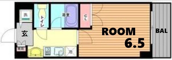 6階の間取り図