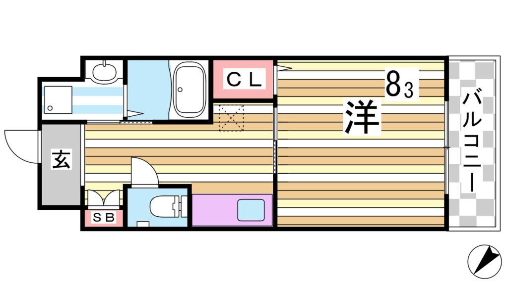 3階の間取り図
