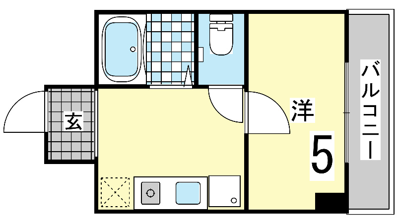 6階の間取り図
