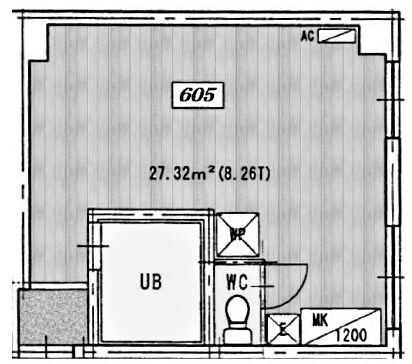 6階の間取り図