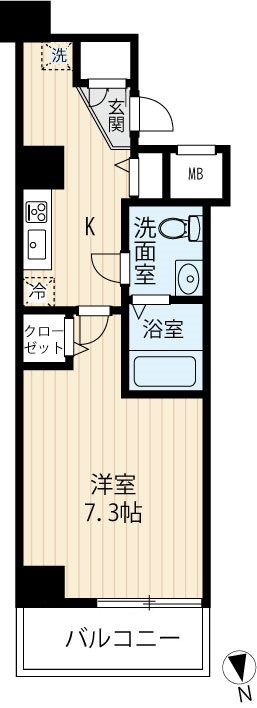1階の間取り図