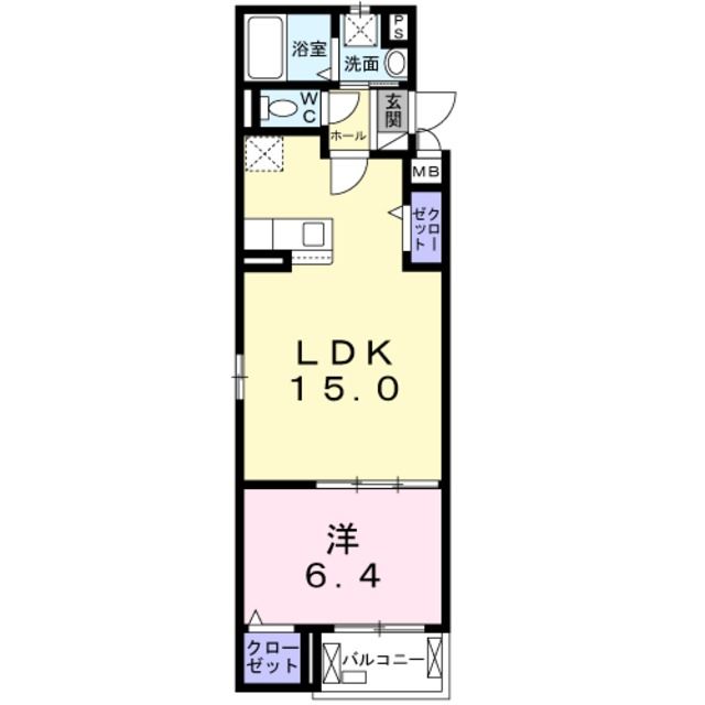 1階の間取り図