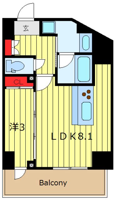 9階の間取り図