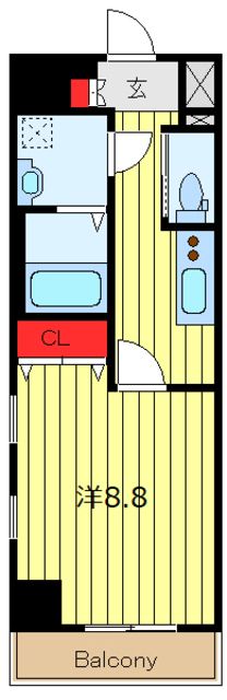2階の間取り図