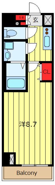 6階の間取り図