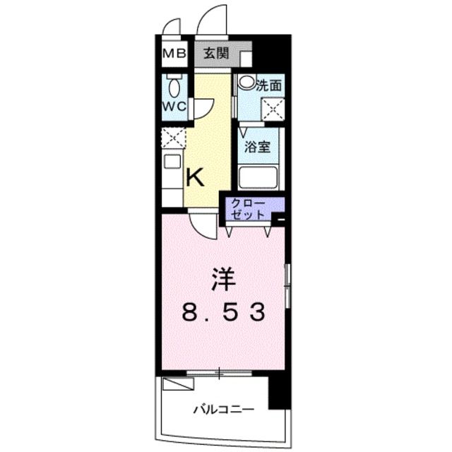 6階の間取り図
