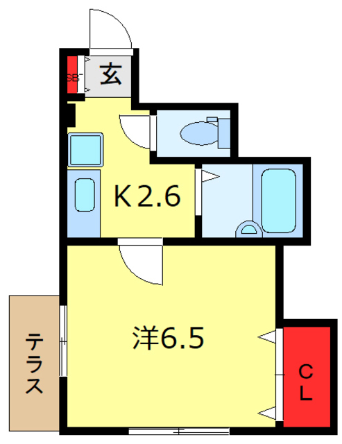 1階の間取り図