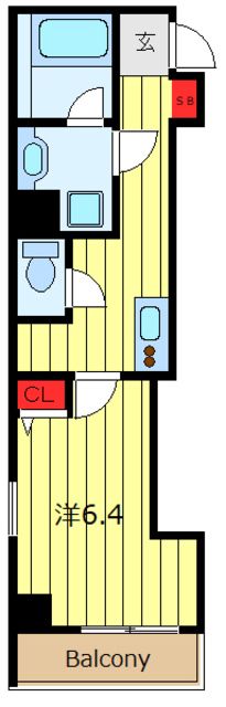 4階の間取り図