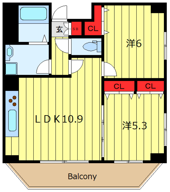 7階の間取り図