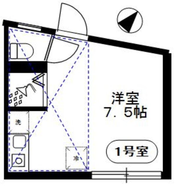 1階の間取り図