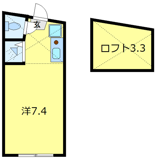 1階の間取り図