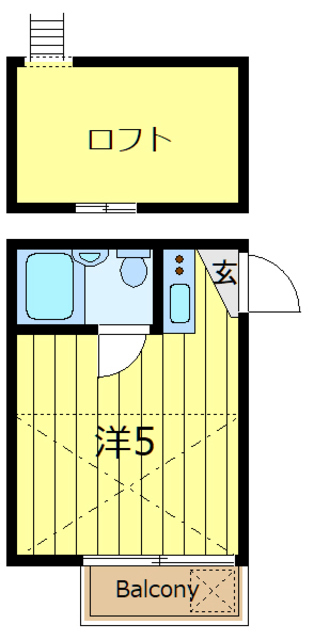 2階の間取り図