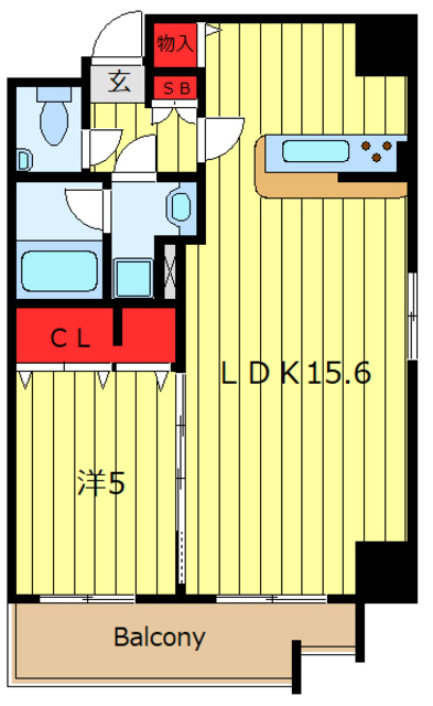 6階の間取り図
