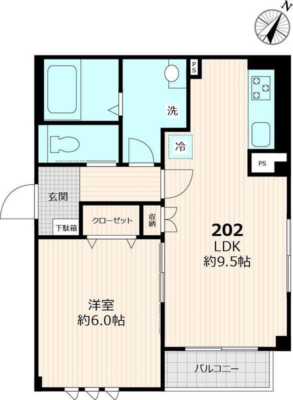2階の間取り図