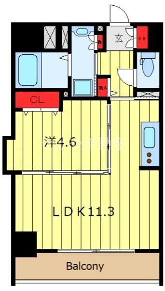 9階の間取り図