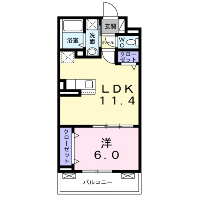 1階の間取り図
