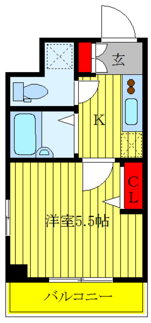 2階の間取り図