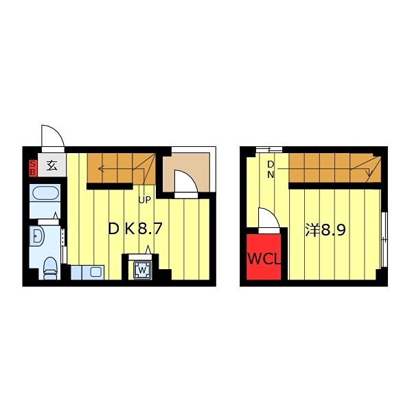 4階の間取り図
