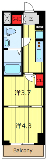 2階の間取り図