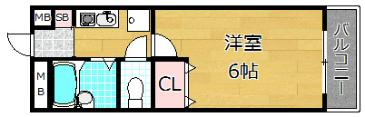 2階の間取り図