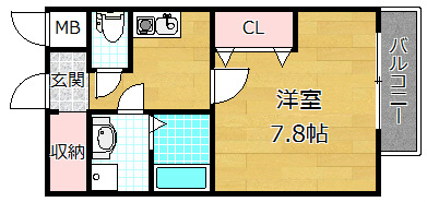 1階の間取り図