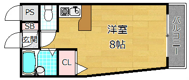 4階の間取り図