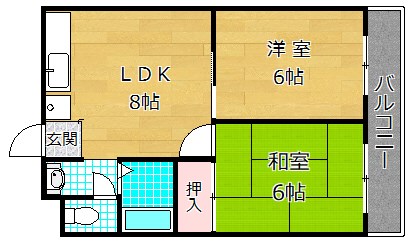 4階の間取り図