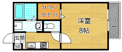 1階の間取り図