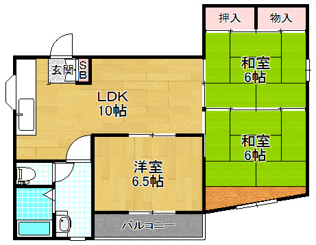 3階の間取り図
