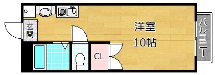 2階の間取り図