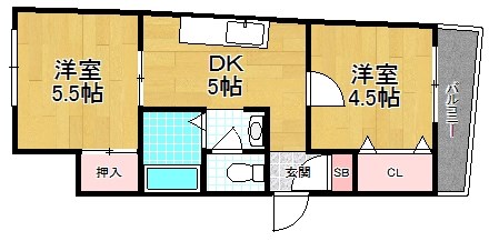 3階の間取り図